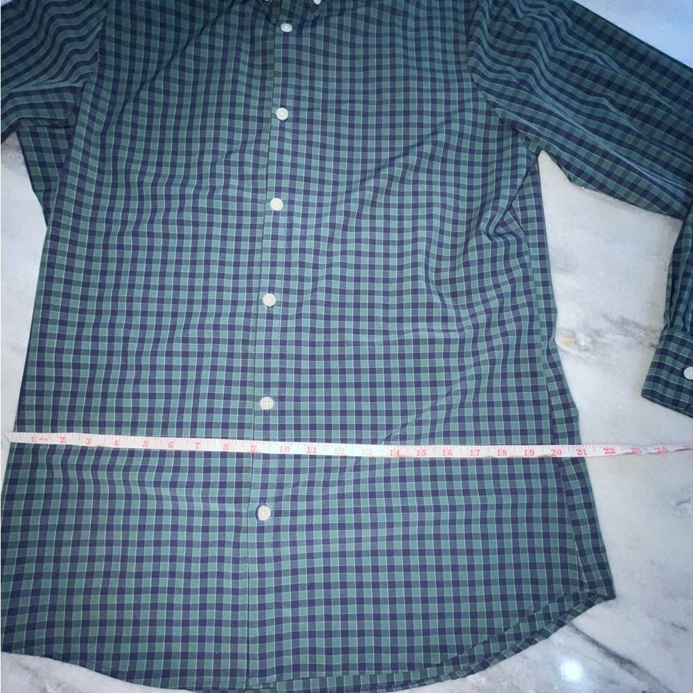 Mizzen+Main Green Casual Button Down Shirt - Picture 3 of 4